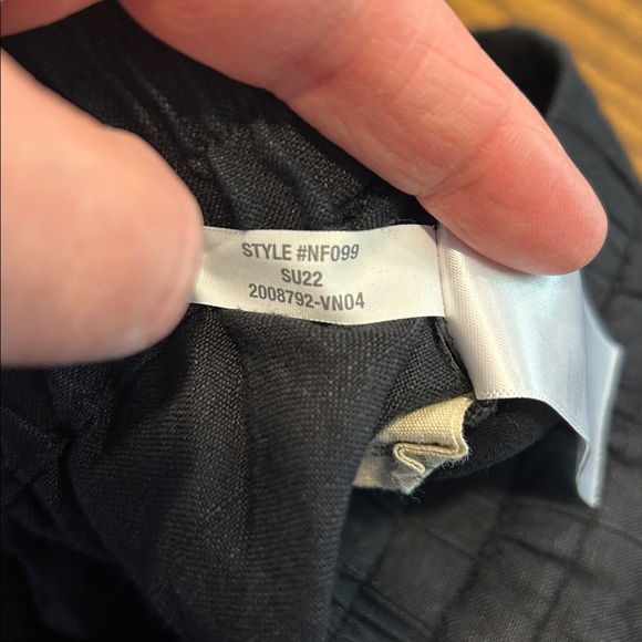 Madewell Linen-Blend Pull-On High-Rise Straight Pants NF099 - Picture 11 of 13